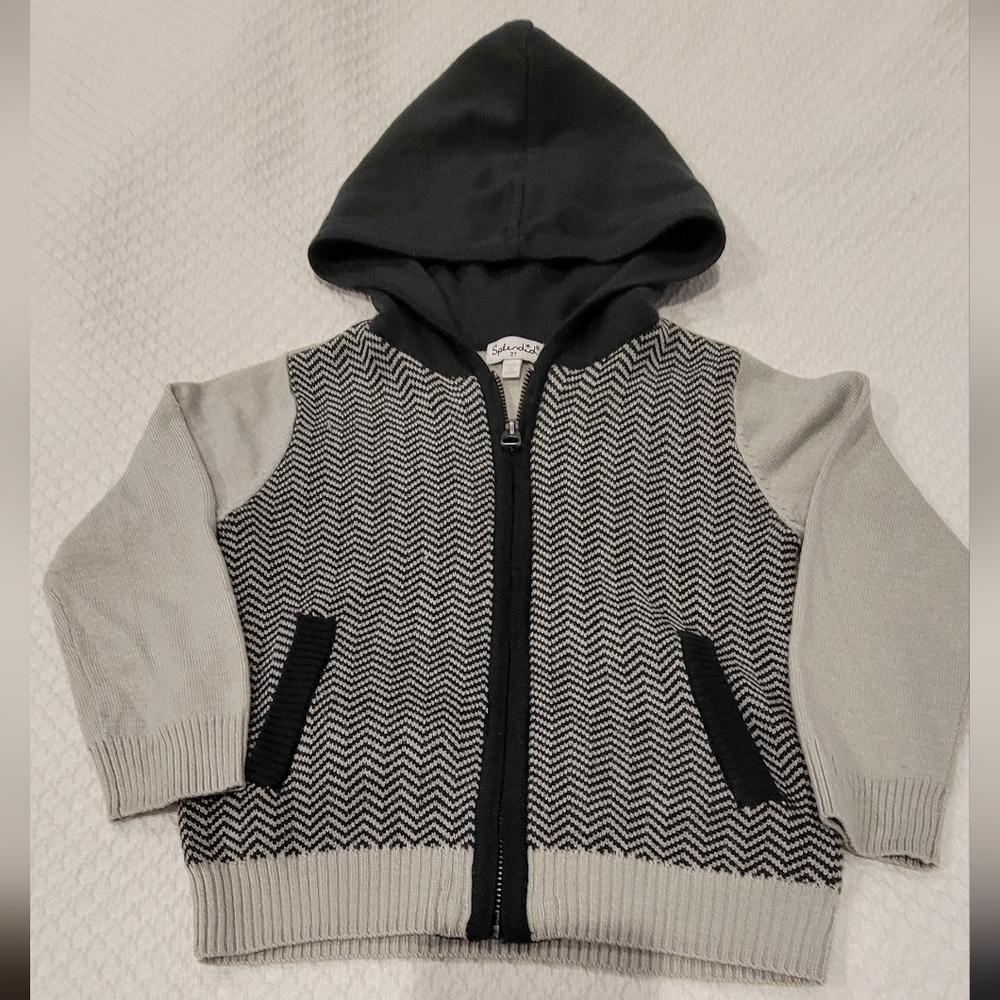 Splendid Hooded Sweater Baby Boy- 2T
